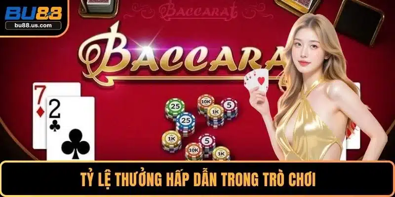 Tỷ lệ thưởng hấp dẫn trong trò chơi